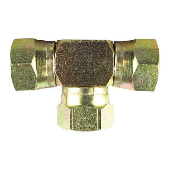 Hydraulic Tee Adaptor 1/2\'\'BSP female -1/2\'\'BSP female -1/2\'\'BSP female
 - S.12800 - Massey Tractor Parts