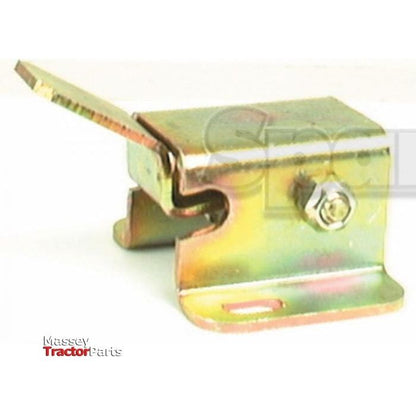 A hydraulic top link holding bracket, featuring a bolt and lever, set against a plain background. The image prominently displays the Sparex watermark in the corner, emphasizing the product specifications for Sparex Part No. S.33158.