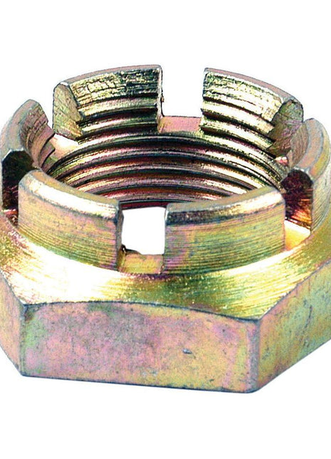 Imperial Castle Nut, Size: 1 1/4" UNF (Din 935) Tensile strength: 8.8 - S.40214 - Massey Tractor Parts