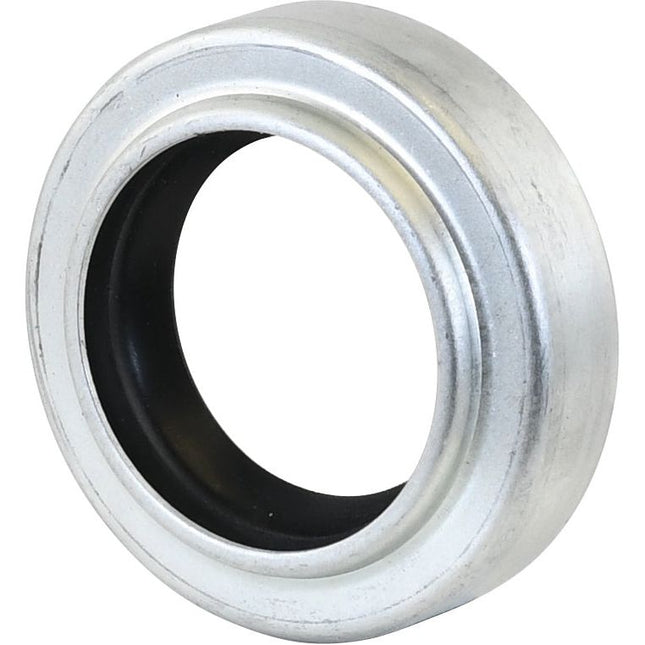 A metallic, cylindrical bearing with an inner black ring, commonly used in mechanical assemblies, often incorporates the Sparex Imperial Rotary Shaft Seal (Sparex Part No. S.40806) sized at 1 3/4'' x 2 11/16'' x 5/8'' with a double lip for enhanced performance.