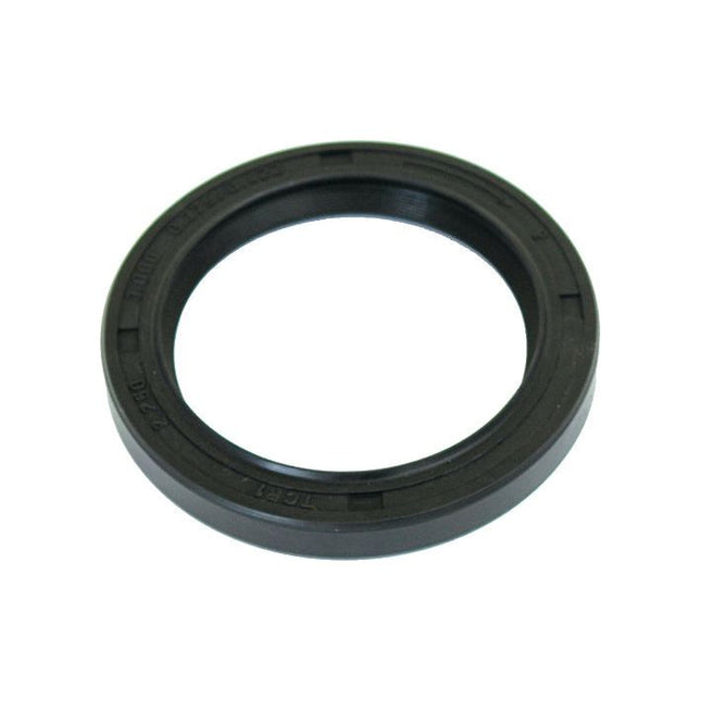 Introducing the Imperial Rotary Shaft Seal by Sparex, a high-quality black, round rubber seal with an inner diameter and grooves on the top surface. Measuring 2 1/4'' x 3'' x 3/8'', this versatile component (Sparex Part No. S.40352) is ideal for various applications.