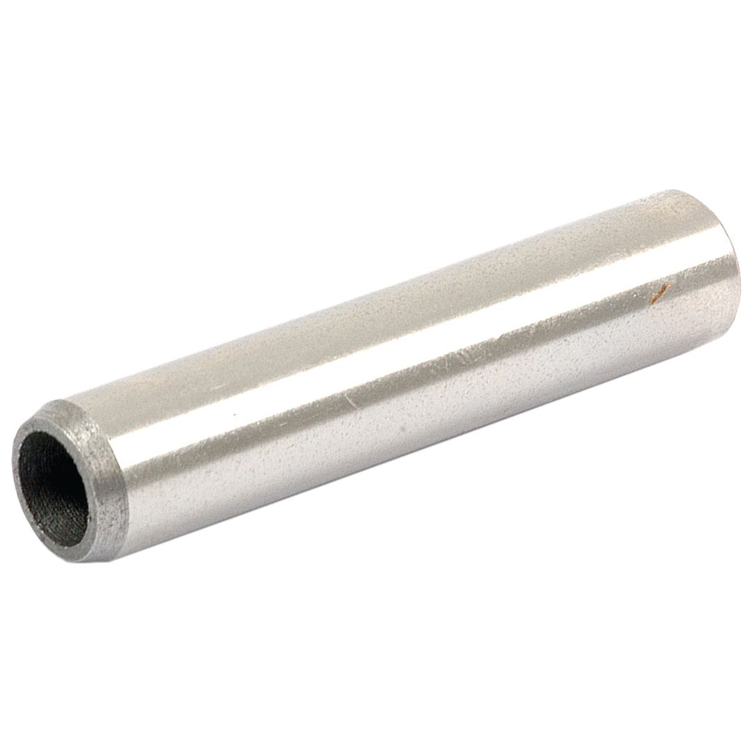 A hollow, cylindrical, silver-colored metal inlet/exhaust valve guide by Sparex, part number S.40495.