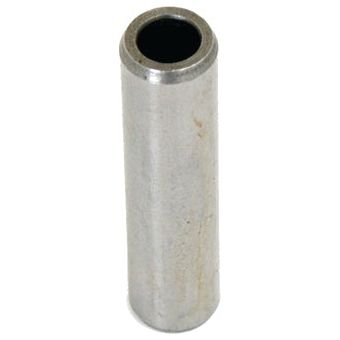 A cylindrical metal tube with a hollow interior, resembling the Sparex Inlet Valve Guide (Part No. S.60193), viewed from a slightly tilted angle, similar to parts used in Massey Ferguson tractors.