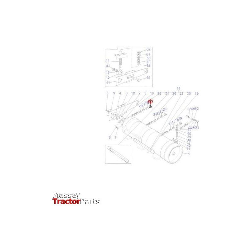 Massey Ferguson Joining Link - 329988M91 | OEM | Massey Ferguson parts | Drive Chain & Components-Massey Ferguson-Axles & Power Train,Connecting Links,Drive Chain & Components,Farming Parts,Tractor Parts