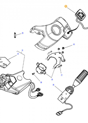 Keyboard - 4295762M3 - Massey Tractor Parts