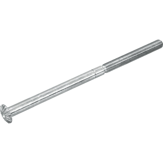 A long metal screw, identified as the Levelling Box Shaft - 3/4 UNC - Splines 15 (Sparex Part No. S.235) by Sparex, featuring a threaded section and a fluted head, suitable for Case IH / International Harvester equipment.