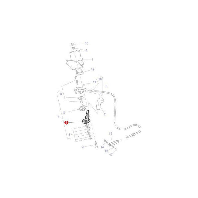 Lever - 4285769M1 - Massey Tractor Parts