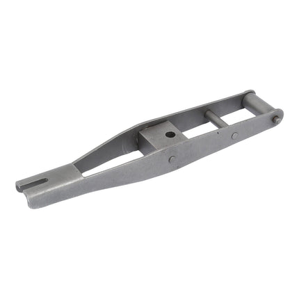 A metal turnbuckle with a slotted end and a threaded opening, commonly known as the Lever Assembly (Sparex Part No. S.42011) by Sparex, often utilized in tensioning systems within construction or mechanical applications.