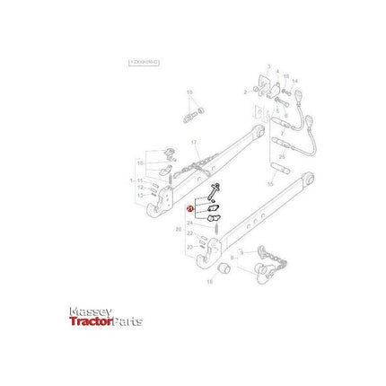 Massey Ferguson Lever Kit - 3903957M91 | OEM | Massey Ferguson parts | Linkage-Massey Ferguson-Components,Farming Parts,Linkage,Lower Link Ends,PTO & Linkage,Quick Release,Tractor Parts