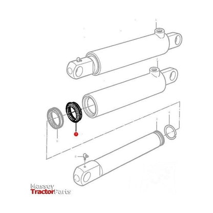 Massey Ferguson Lift Cylinder Seal - 1606588M1 | OEM | Massey Ferguson parts | Linkage-Massey Ferguson-