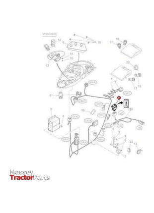 Massey Ferguson Lift Switch Up/Down - 4290447M2 | OEM | Massey Ferguson parts | Engine Electrics and Instruments-Massey Ferguson-Farming Parts,Hydraulic Lift Components,Hydraulics,Lighting & Electrical Accessories,Rocker Switches & Components,Switches & Sensors,Toggle Switches,Tractor Hydraulic,Tractor Parts