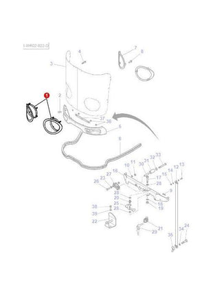Light Trim - 4281292M2 - Massey Tractor Parts