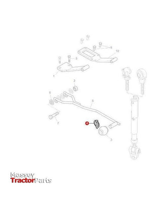Massey Ferguson Linch Pin - 3011024X1 | OEM | Massey Ferguson parts | Linkage-Massey Ferguson-Farming Parts,Linch Pins,Linkage,PTO & Linkage,Tractor Parts
