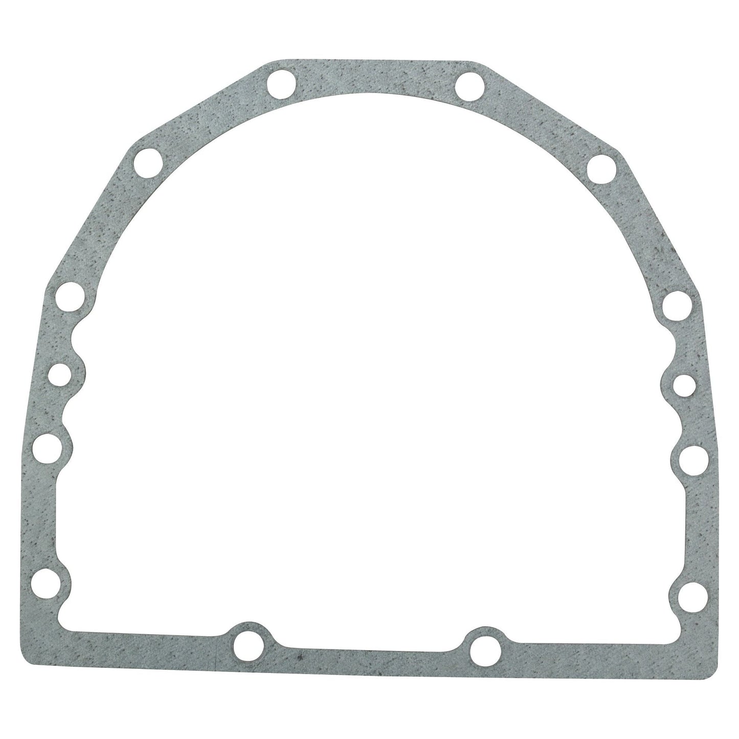 A grey Sparex Lip Seal Housing Gasket (Part No. S.41493) has an irregular shape with multiple holes and is likely designed for automotive or machinery purposes, such as a 6-cylinder engine.