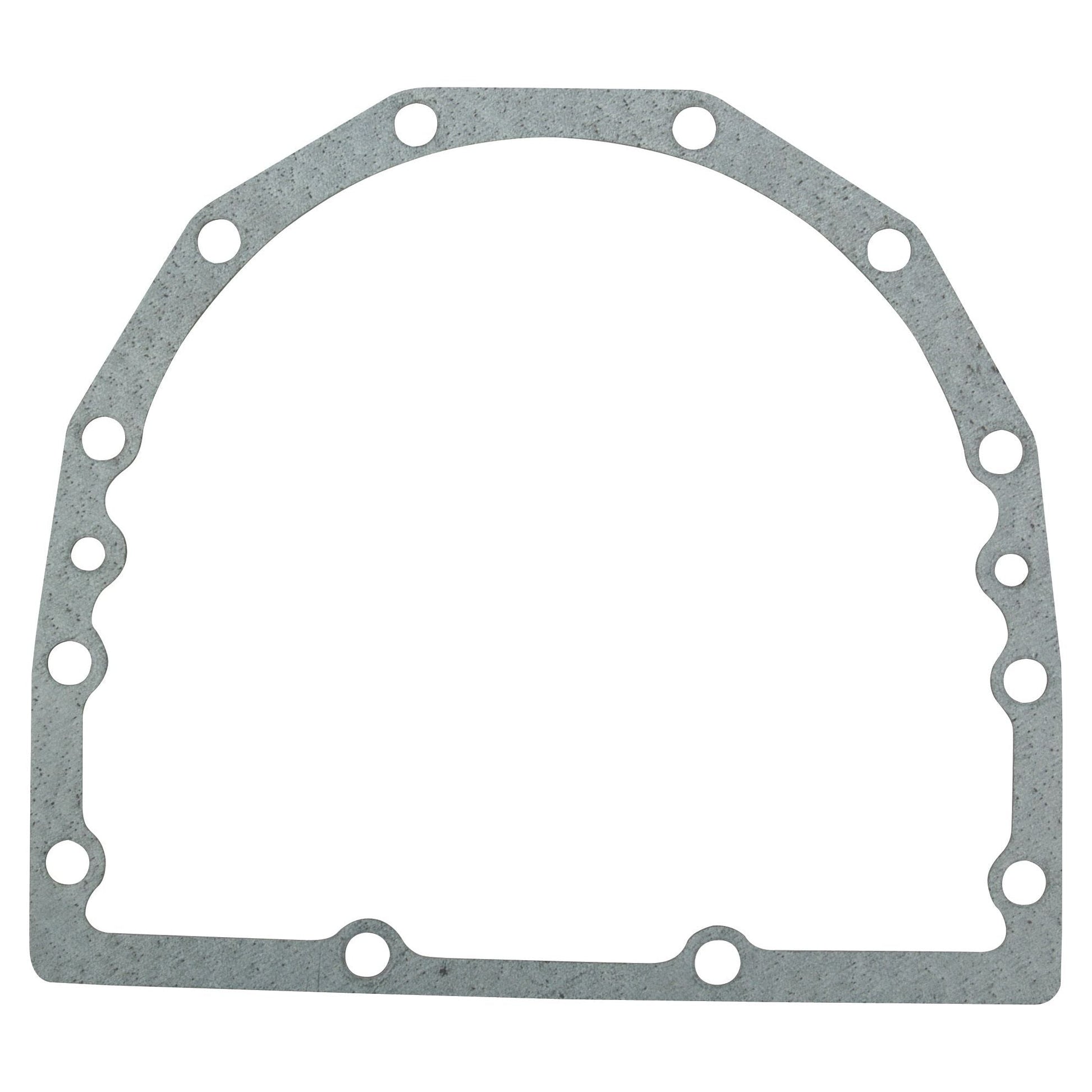 A grey Sparex Lip Seal Housing Gasket (Part No. S.41493) has an irregular shape with multiple holes and is likely designed for automotive or machinery purposes, such as a 6-cylinder engine.