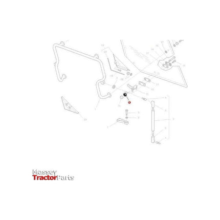 Massey Ferguson Locknut M10 - 1440329X1 | OEM | Massey Ferguson parts | Cab Glass & Glazing Tools-Massey Ferguson-2 Piece Fittings,Axles & Power Train,Bolts & Nuts,Bolts & O rings,Farming Parts,Hydraulic Fluid Connectors,Hydraulics,Inserts,Machinery Parts,Nuts,Plough & Cultivation Fasteners,SAE,Screws & Fasteners,Towing & Fasteners,Tractor Parts,Wheels & Mudguards