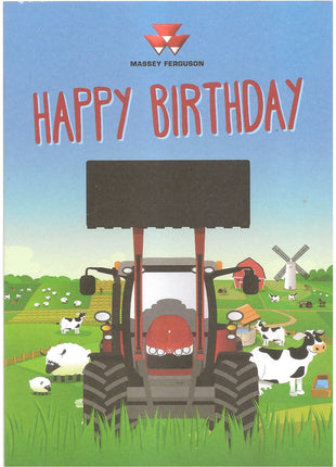 Farming Parts - Massey Ferguson Birthday Card - Farming Parts