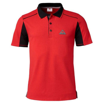 Massey Ferguson Men’s Red Polo Shirt with Trim Detail | X993322003000