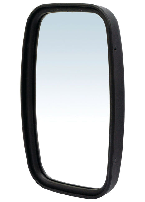 The Sparex Mirror Head (S.39761) is a rectangular, convex rearview mirror measuring 265 x 160mm that features a clear reflective surface and a black plastic frame for an enhanced field of view on both right-hand and left-hand sides.