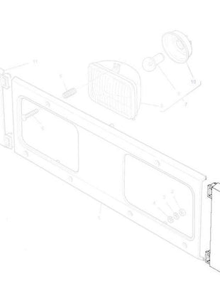 Moulding Light Surround R/H - 1694996M1 - Massey Tractor Parts