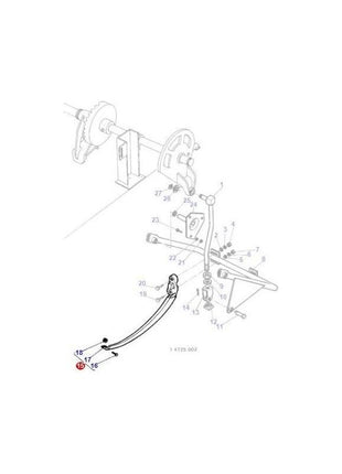 Massey Ferguson Needle - 584717M92 | OEM | Massey Ferguson parts | Baler-Massey Ferguson-Baler,Baler & Silage Wagon,Farming Parts,Harvesting & Cutting,Knotter,Machinery,Machinery Parts,Tractor Parts