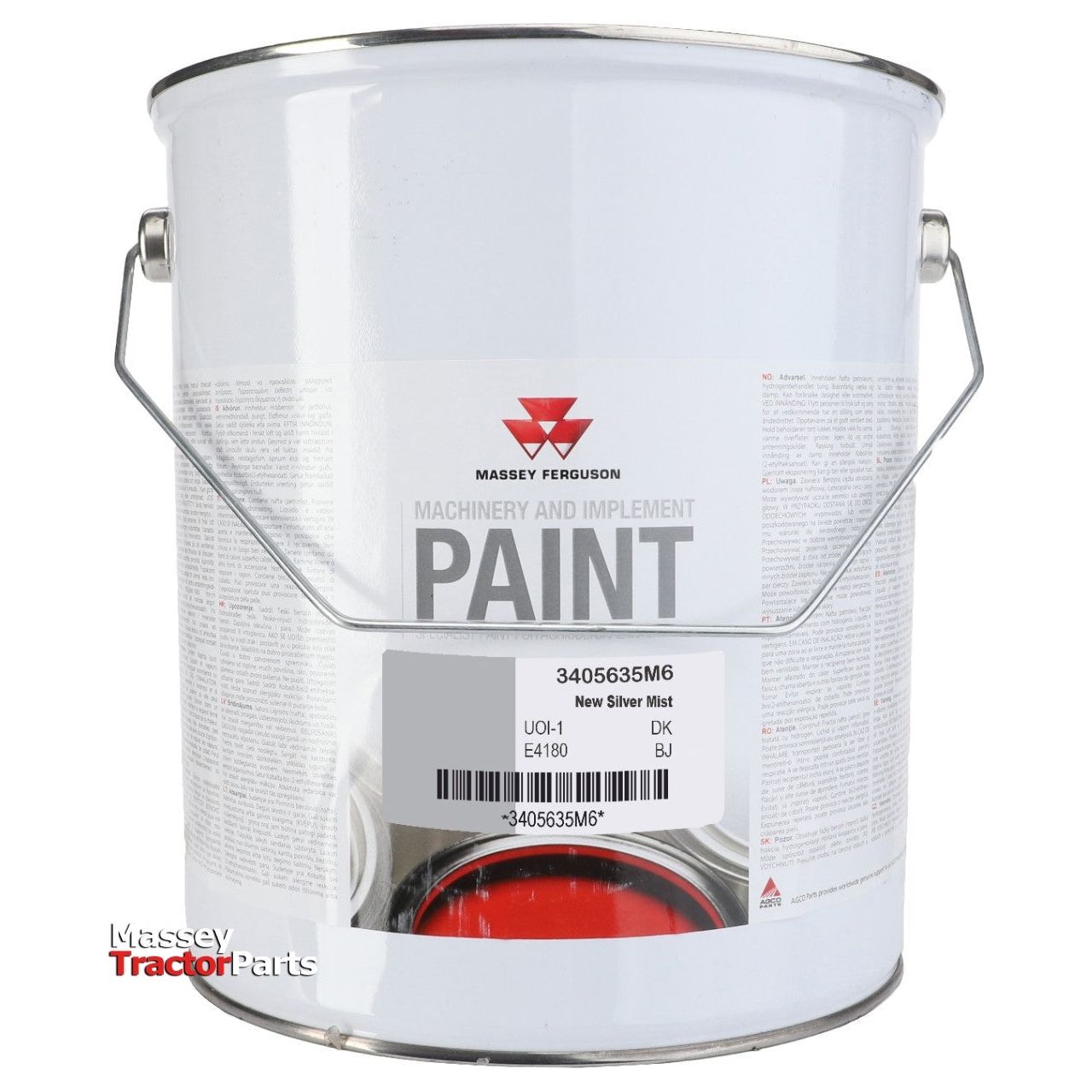 New Silvermist Paint 5lts - 3405635M6 - Massey Tractor Parts