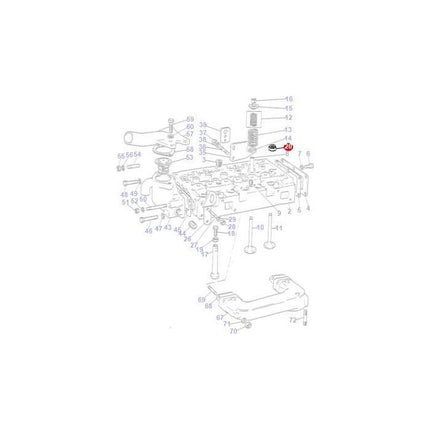 Nut Cylinder Head/Conrod - 1476245X1 - Massey Tractor Parts