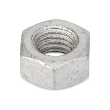 A close-up image of the AGCO Massey Ferguson Nut M12 with a 1.75mm thread (part number 3009695X1), resembling the sturdy components found in Massey Ferguson tractor models.