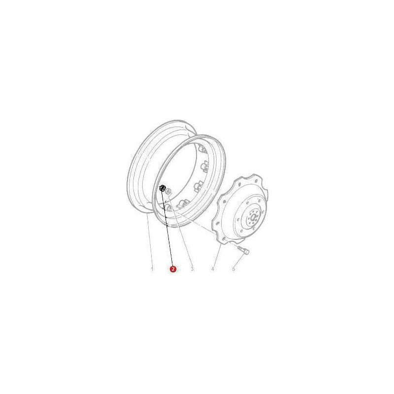 Massey Ferguson Nut M16 1.5 - 3009748X1 | OEM | Massey Ferguson parts | Wheel Nuts-Massey Ferguson-Bolts,Bolts & Set Screws,Farming Parts,Metric,Metric Fine,Nuts,Screws & Fasteners,Setscrews,Towing & Fasteners,Tractor Parts,UNC,UNF