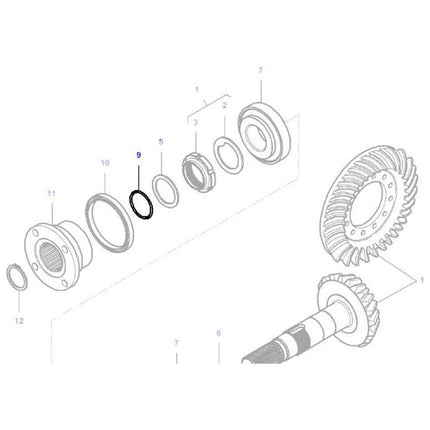 ORing Differential - VA028171 - Massey Tractor Parts