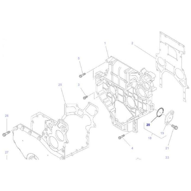 ORing Oil Filler - 3637013M1 - Massey Tractor Parts