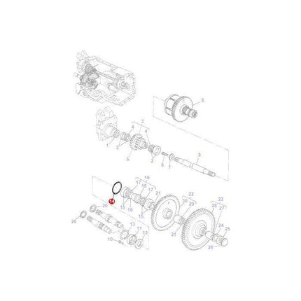 O Ring - 359107X1 - Massey Tractor Parts