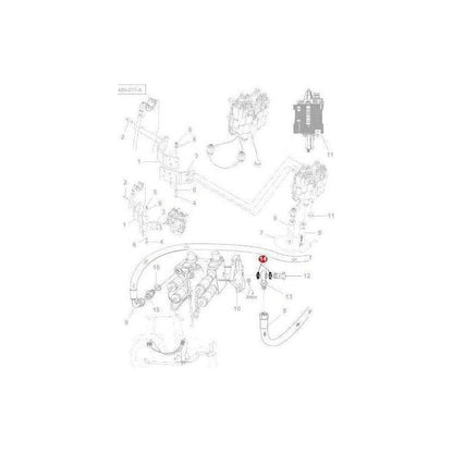 Massey Ferguson O Ring - AL5037063 | OEM | Massey Ferguson parts | Hydraulics-Massey Ferguson-Engine & Filters,Farming Parts,Hydraulics,O Rings,O Rings & Accessories,Seals,Tractor Parts