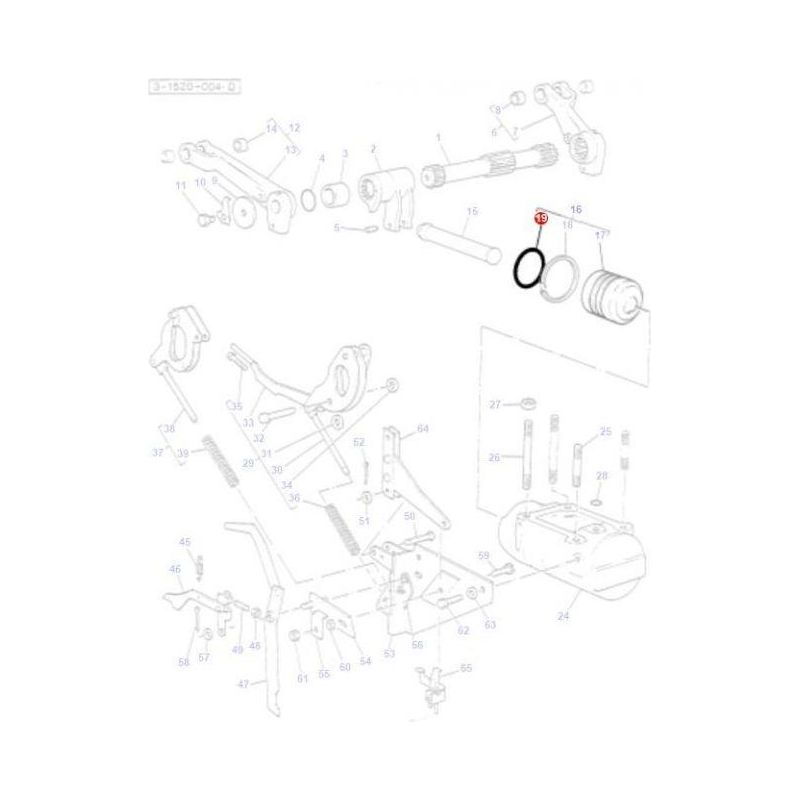 O Ring Lift Piston - 3761474M1 | OEM |  parts | Hydraulics-Massey Ferguson-Engine & Filters,Farming Parts,O Rings,O Rings & Accessories,Seals,Tractor Parts