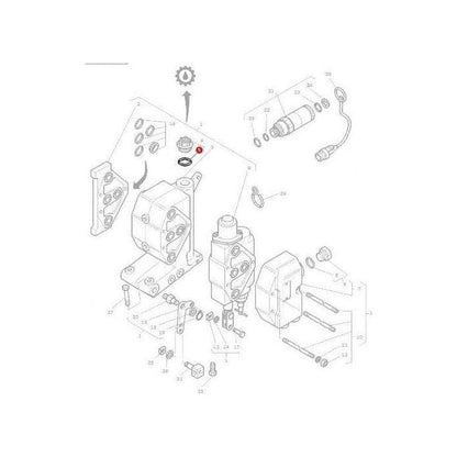Massey Ferguson O Ring Oil Cap - 3019399X1 | OEM | Massey Ferguson parts | Tractor Spool Valves-Massey Ferguson-Engine & Filters,Farming Parts,O Rings,O Rings & Accessories,Seals,Tractor Parts