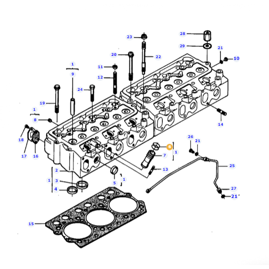 O-ring - V614602415 - Massey Tractor Parts