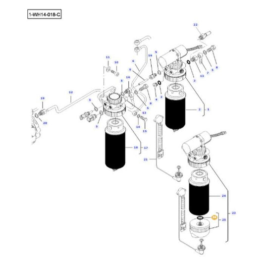 O-ring - VKH3772 - Massey Tractor Parts