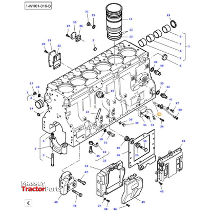 Massey Ferguson O-ring - VKH7070 | OEM | Massey Ferguson parts | Engine Parts-Massey Ferguson-Axles & Power Train,Clutches & Flywheels,Cylinder Seals & Kits,Farming Parts,Tractor Parts
