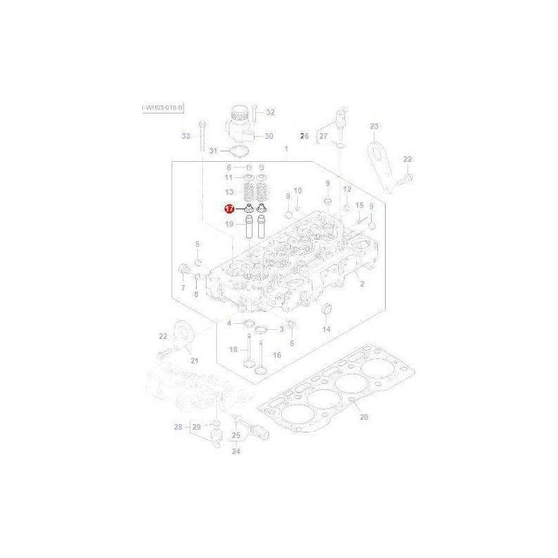 Massey Ferguson Oil Seal Valve Stem - 4226272M1 | OEM | Massey Ferguson parts | Engine Parts-Massey Ferguson-Cylinder Head Components,Engine & Filters,Engine Parts,Farming Parts,Tractor Parts,Valve Stem Seals