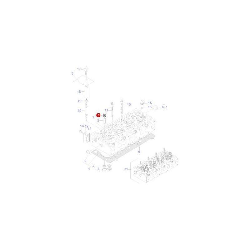 Massey Ferguson Oil Seal Valve Stem - V837073165 | OEM | Massey Ferguson parts | Engine Parts-Massey Ferguson-Cylinder Head Components,Engine & Filters,Engine Parts,Farming Parts,Tractor Parts,Valve Stem Seals