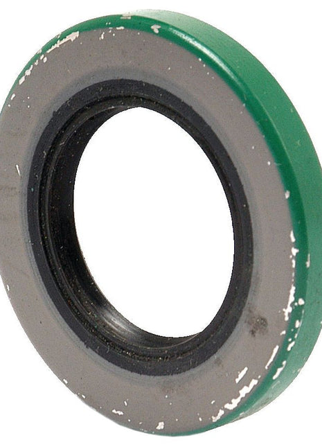 A round, metallic oil seal with a green coating and a black inner ring, reminiscent of an International Harvester part. The Sparex Oil Seal (Sparex Part No.S.59531) has a green coating that is slightly worn in places.