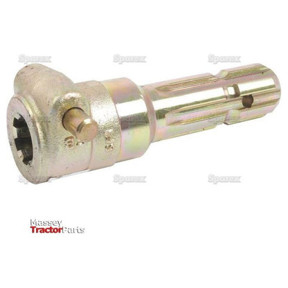 PTO Adaptor - Female spline 1 1/8'' - 6 x Male spline 1 3/8'' - 6 with Quick Release Pin. - S.15720 - Farming Parts
