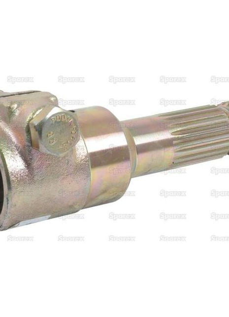 A close-up of the Sparex PTO Adaptor - Female spline 1 3/4'' - 20 x Male spline 1 3/8'' - 21 with Clamp Bolt (S.151771), designed for applications over 70HP.