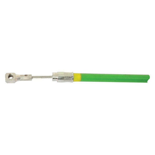 A Sparex PTO Cable (Product No. S.62629) with a length of 1010mm and an outer cable length of 742mm, featuring green insulation and a metal connector at one end.