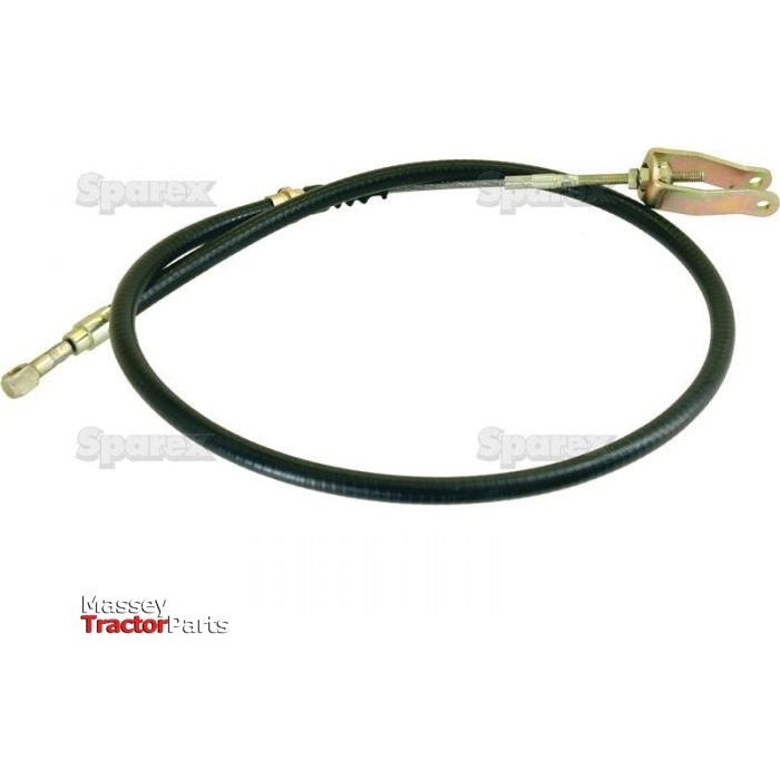 Image of a PTO cable for a Massey Ferguson tractor, measuring 1150mm in length with an outer cable length of 900mm. The background features the faintly visible Sparex logo, highlighting the authenticity and quality associated with Sparex Part No. S.62197.