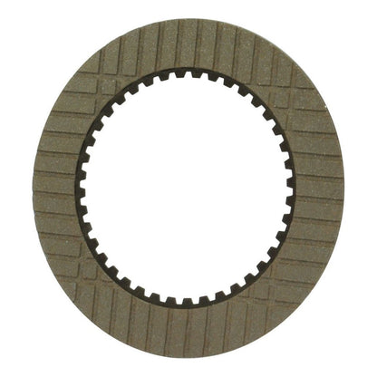 A PTO Clutch Plate, Sparex Part No. S.56955, featuring a round metallic design with gear-like teeth on the inner edge and textured grooves on the outer surface.