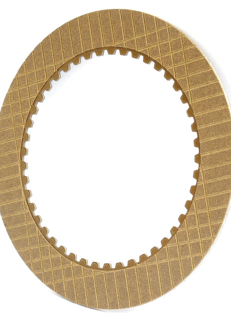 A circular metal piece with a finely grooved texture and an inner ring of uniformly spaced teeth, resembling the precision of the Sparex PTO Clutch Plate (Part No. S.59684).