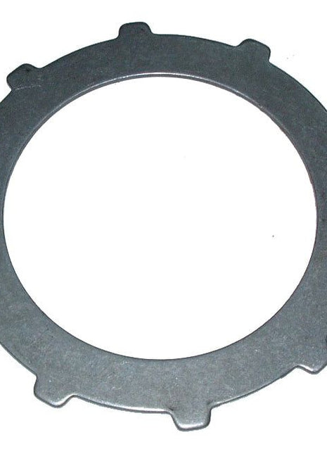 The PTO Clutch Plate, Sparex Part No. S.72260, is a circular metal piece with evenly spaced notches around its perimeter, designed to fit perfectly into John Deere machinery.