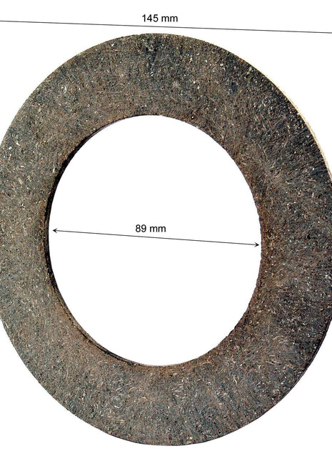 A PTO Friction Disc by Sparex (Part No. S.6730) with a specification of 145 x 89mm, featuring an outer diameter of 145 mm and an inner diameter of 89 mm.