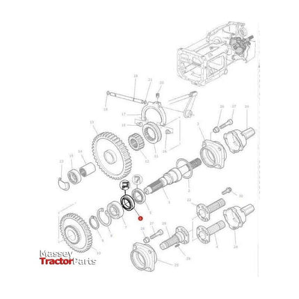 Massey Ferguson PTO Oil Seal - 3619342M1 | OEM | Massey Ferguson parts | PTO-Massey Ferguson-Axles & Power Train,Farming Parts,PTO Seals,Tractor Parts,Tractor PTO,Transmission